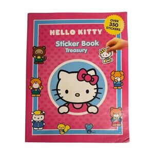 Hello Kitty Sticker Activity Book Treasury Numbers Colors Shapes SEE PHOTOS READ